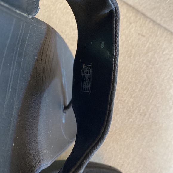 Fitflop Women’s LuLu Comet Wedge Sandals Slip On Toe Post Black Size 9 - Picture 9 of 12